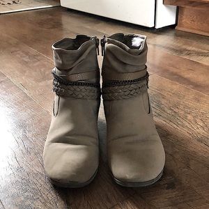 Wonder Nation Size 5 Zip Up Gray Boots